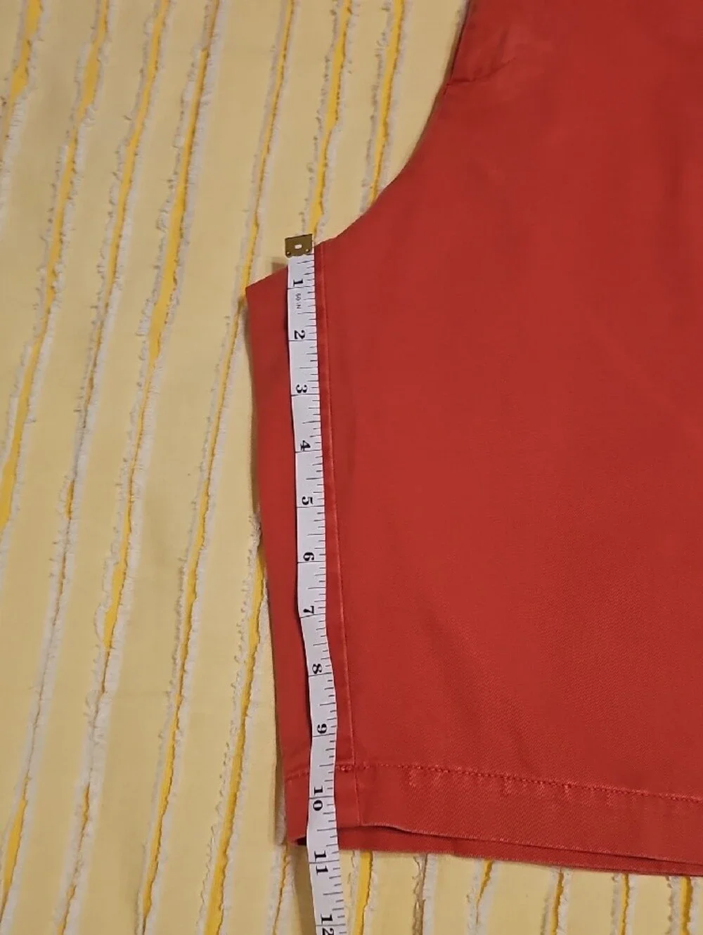 Banana Republic Orange Emerson Shorts with Chambray Waistband